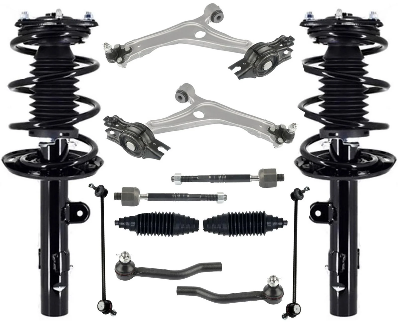 Front Struts Lower Control Arms Tie Rods & Links For Honda Accord Hybrid 18-22