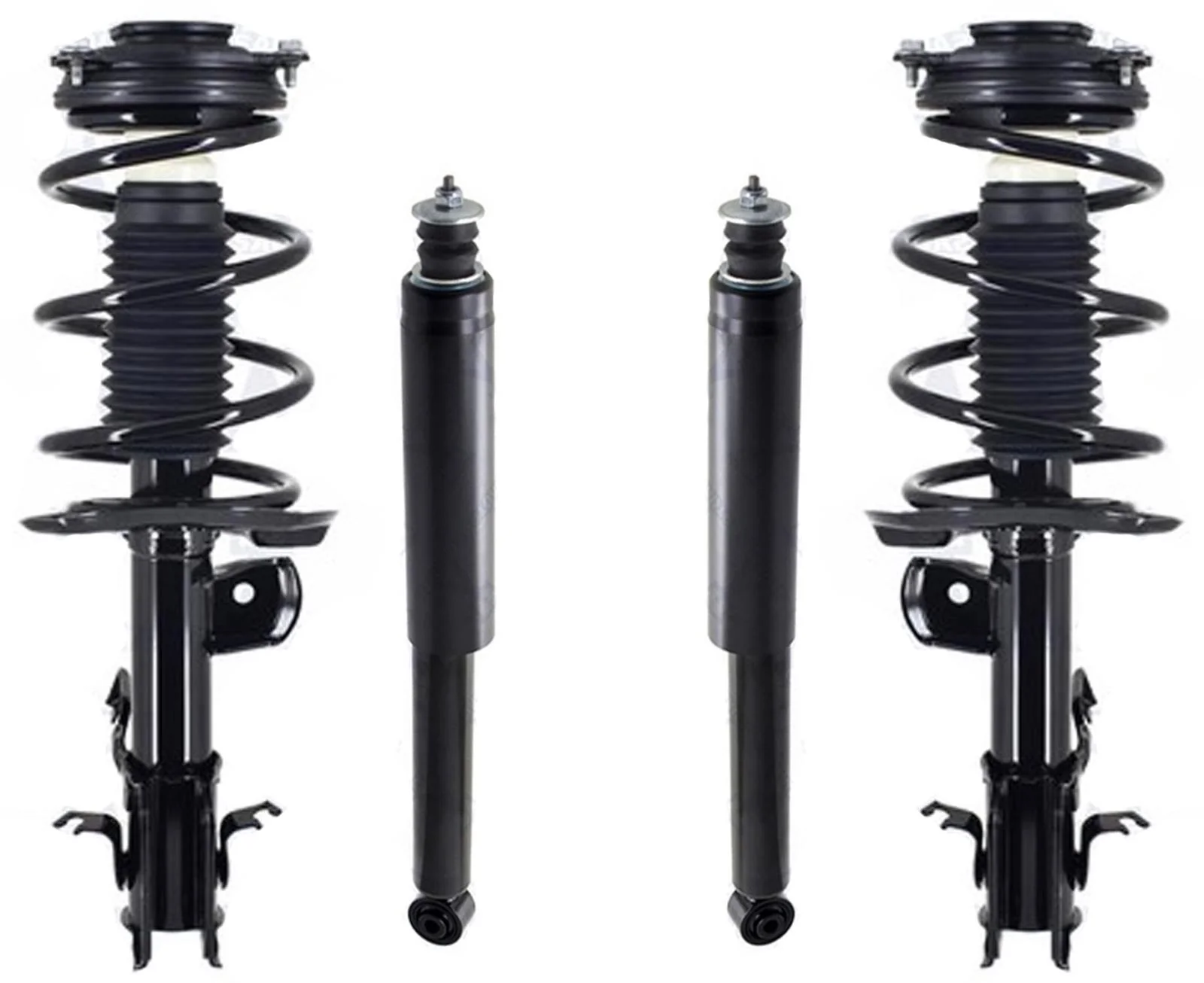 Front Struts & Rear Complete Shocks W/ Mounts For Nissan Sentra 2014 2015 2019