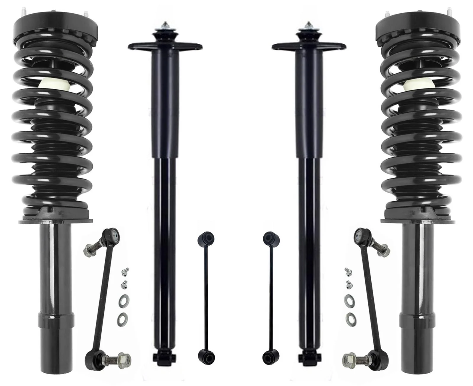 Front Struts Rear Shocks Absorber & Links For Chrysler 300 05-10 All Whel Drive