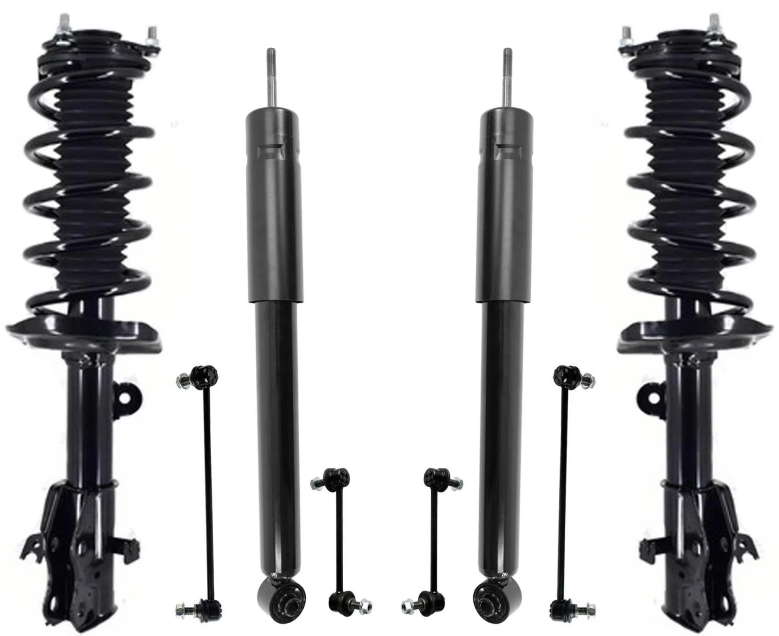 Front Struts Rear Shocks Front & Rear Sway Bar Links For Acura RDX 2013-2018