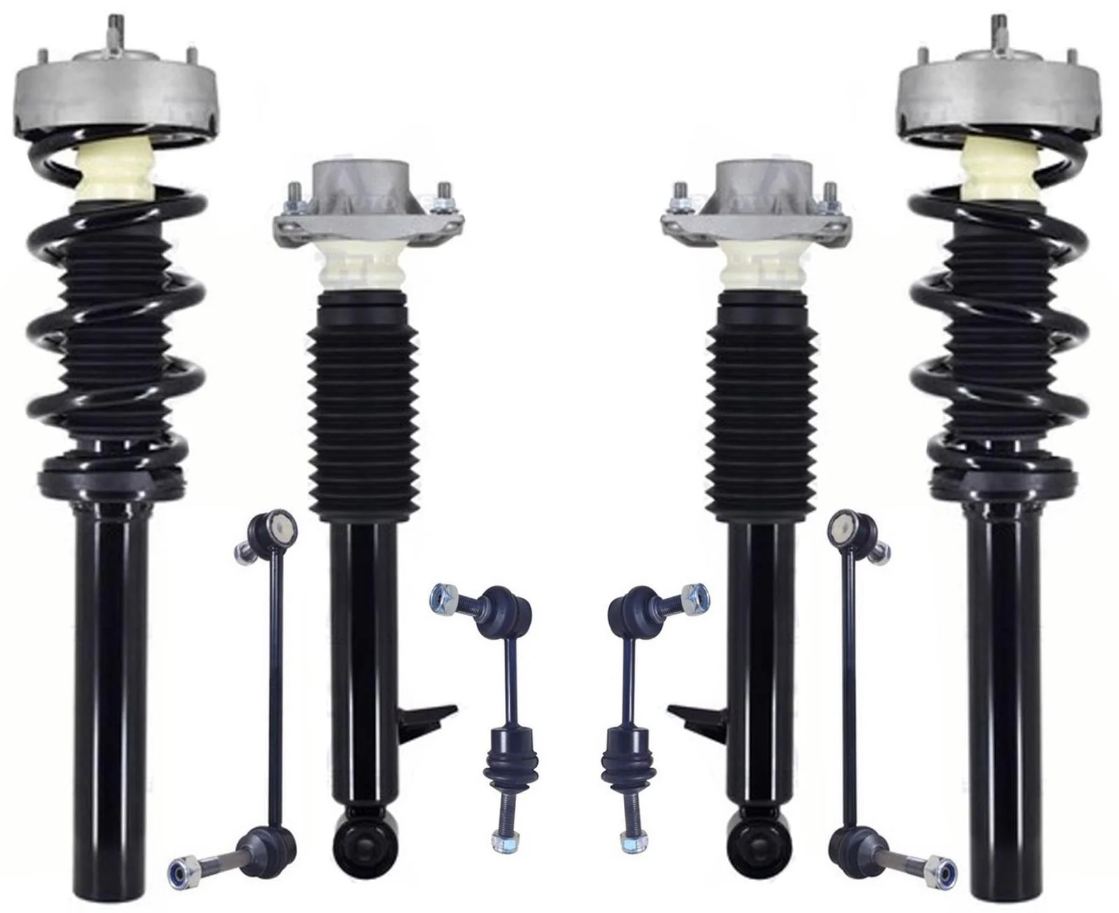 Front Struts Rear Shocks & Links For BMW X5 sDrive35i Rear Wheel Drive 2014-18