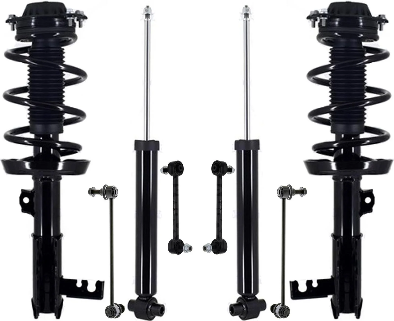 Front Struts Rear Shocks & Links For Envision 2.5L 2017-2020 Front Wheel Drive