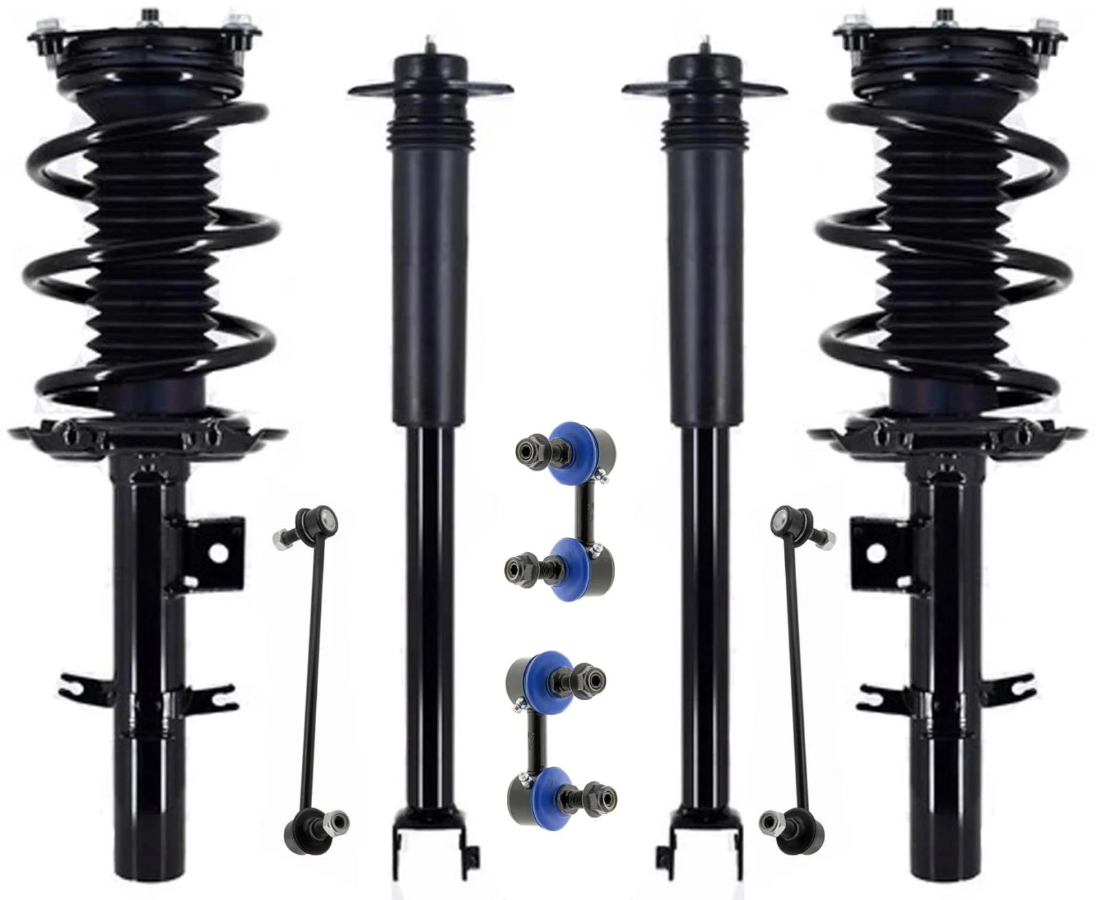 Front Struts Rear Shocks & Links For Nissan Altima Front Wheel Drive 2019-2024