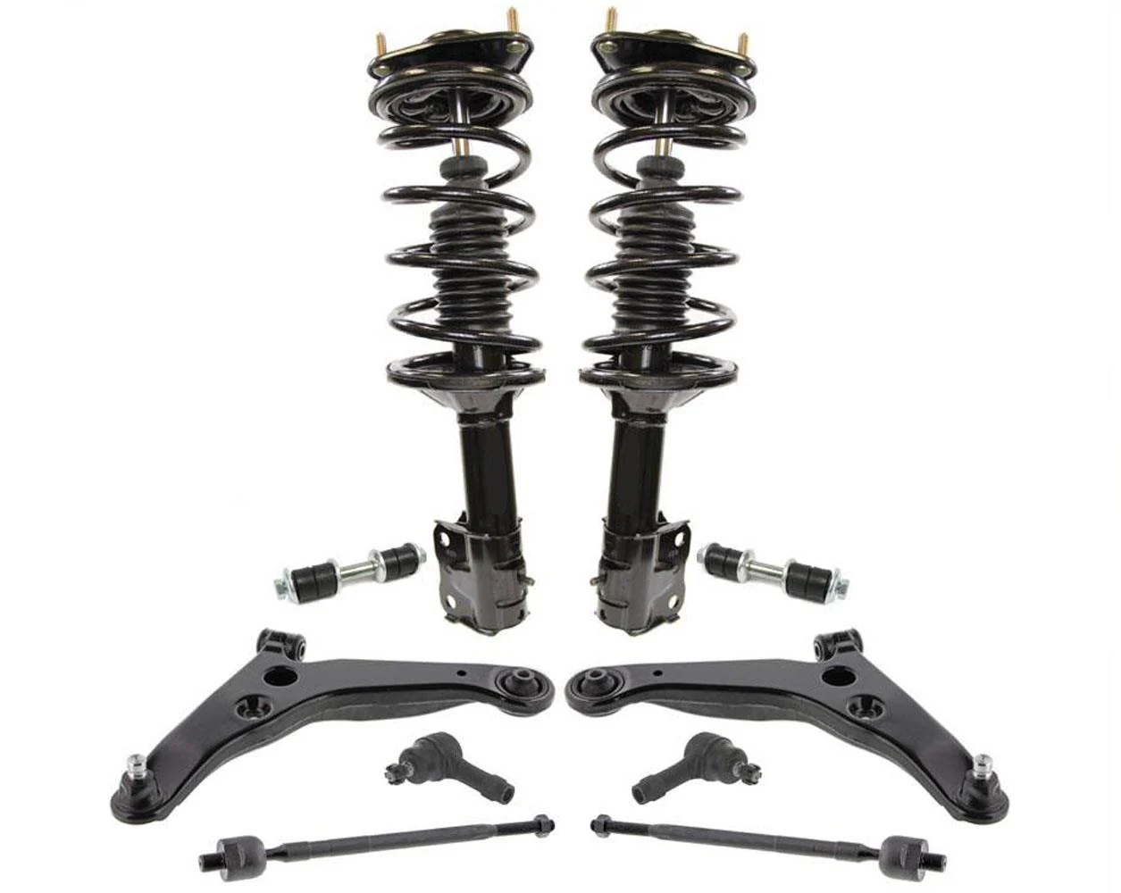 Front Coil Spring Struts Control Arms for Mitsubishi Lancer ES 2.0L 2002-2005