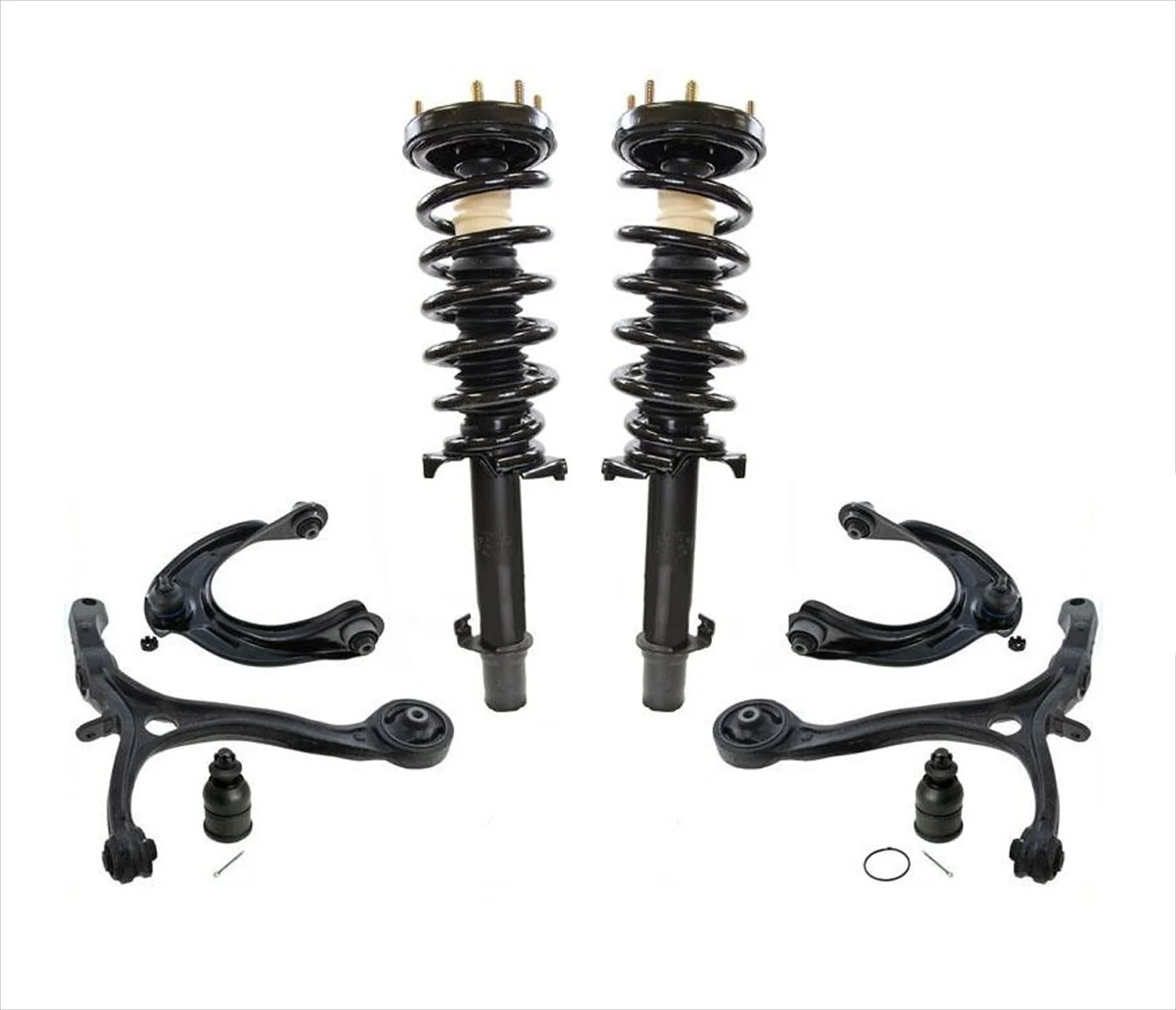Front Struts & Steering Kit for Acura TSX 09-14 5 Speed Automatic Transmission