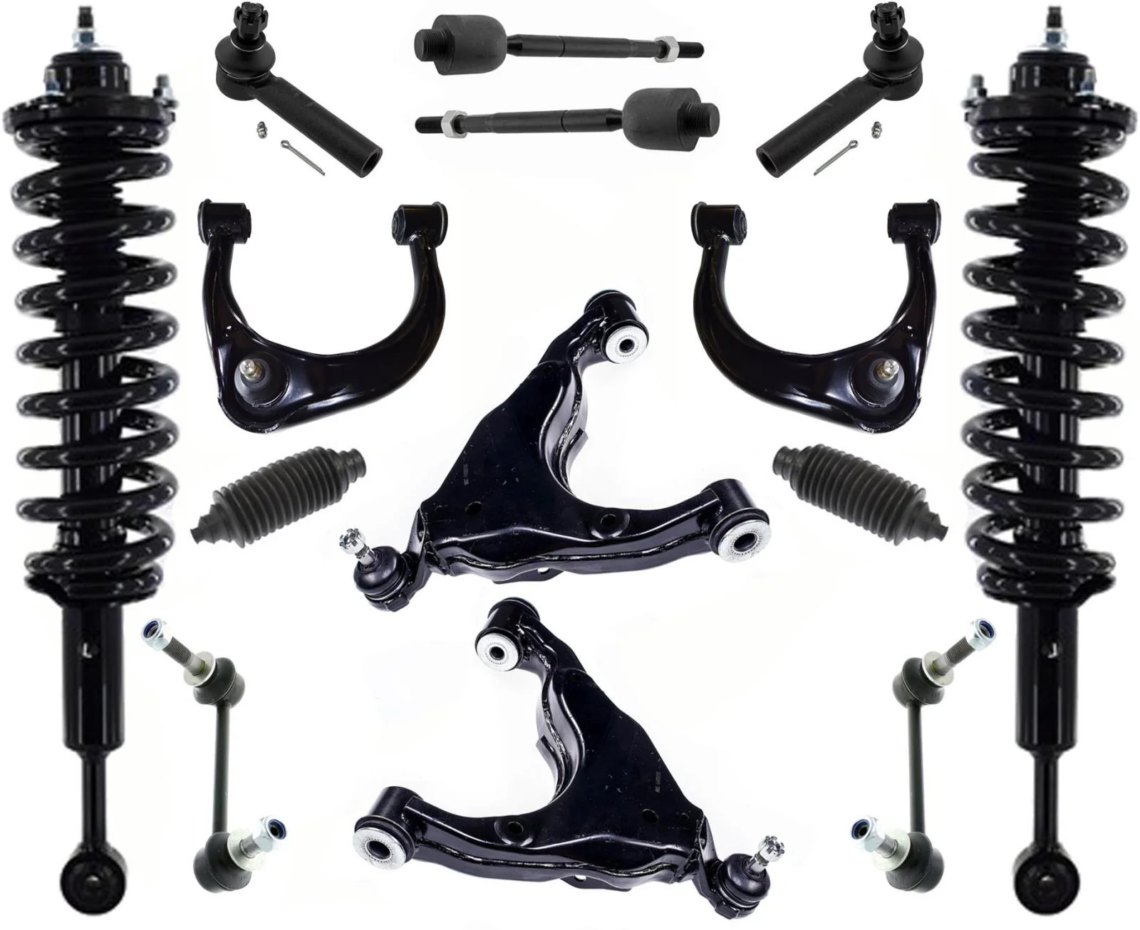 Front Struts Upper & Lower Arms For Toyota 4Runner Rear Wheel Drive 2010-2022