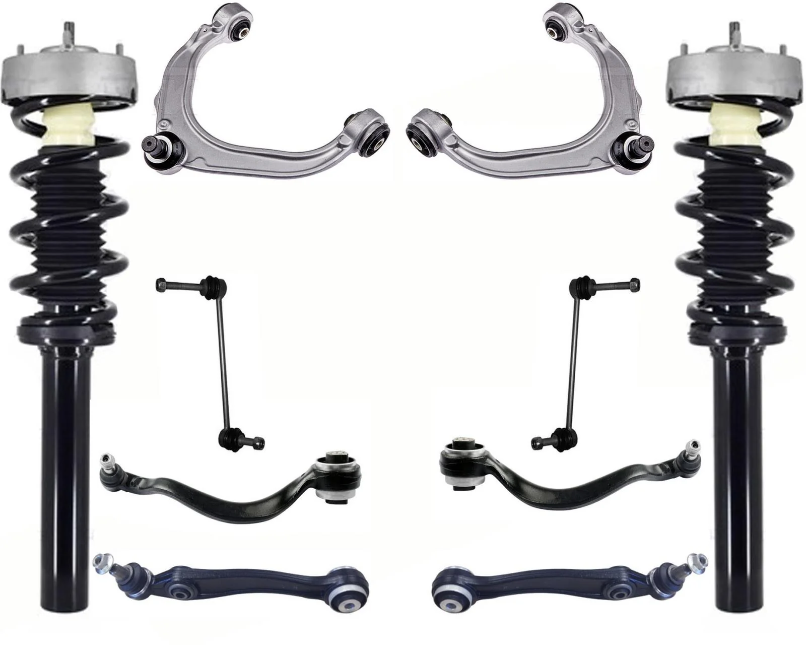 Front Struts Upper Lower Control Arms For X5 xDrive50i All Wheel Drive 2014-18