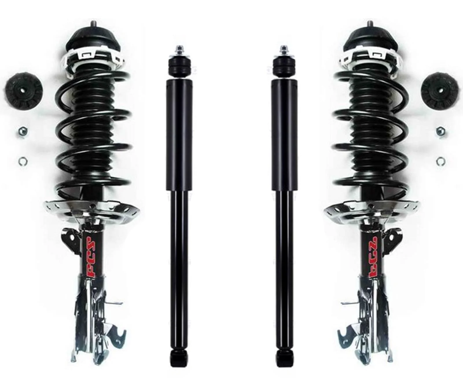 Front Struts W/ Coil Spring Assembly & Rear Shocks For Honda Insight 2010-2014