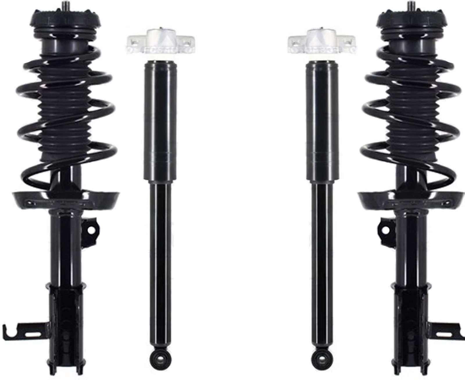 Front Struts W/ Coil Spring & Rear Shocks Absorber For Buick Verano 2012-2017
