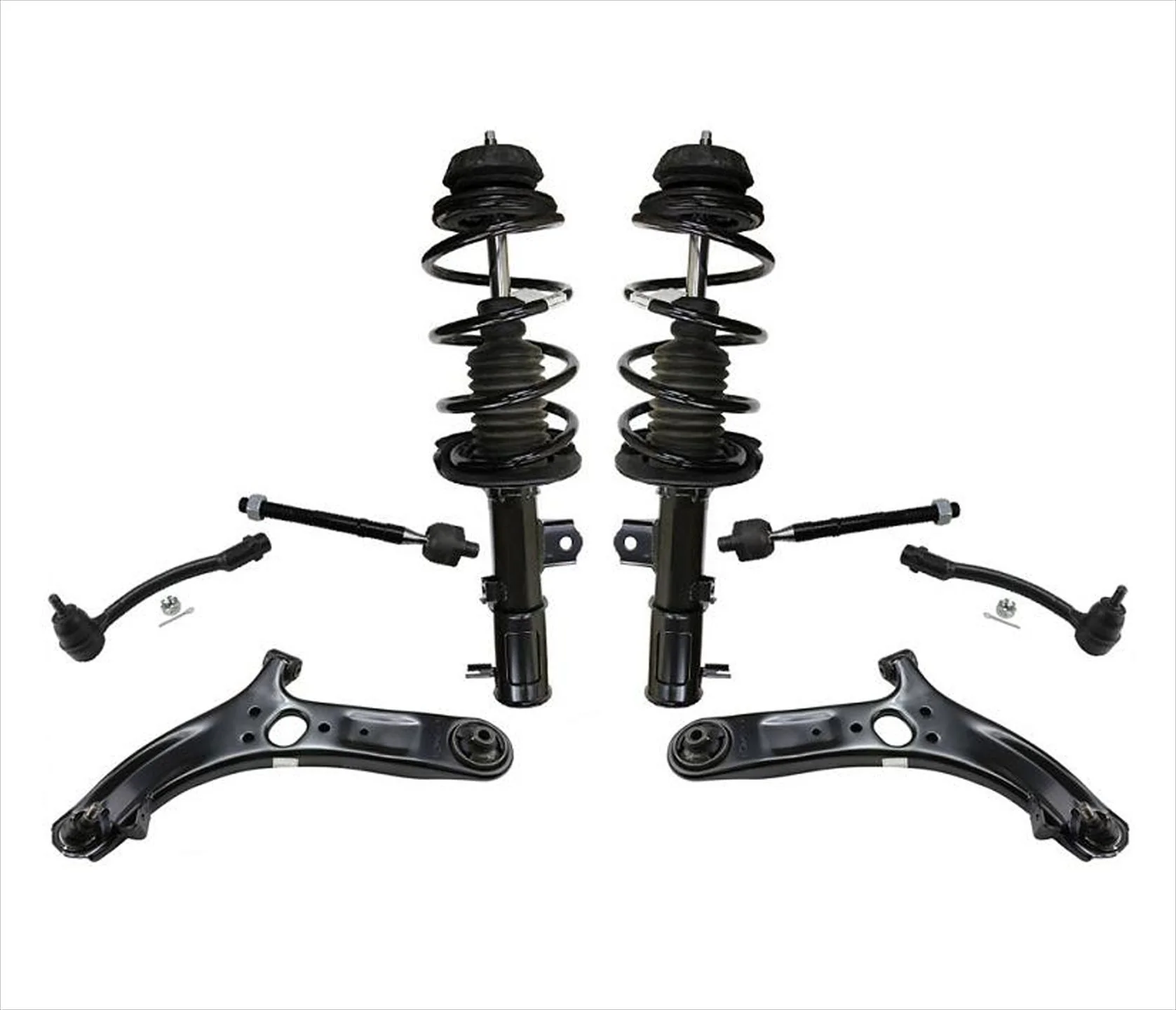Front Suspenssion & Chassis 8pc for Hyundai Accent 6 Speed Transmission 12-17