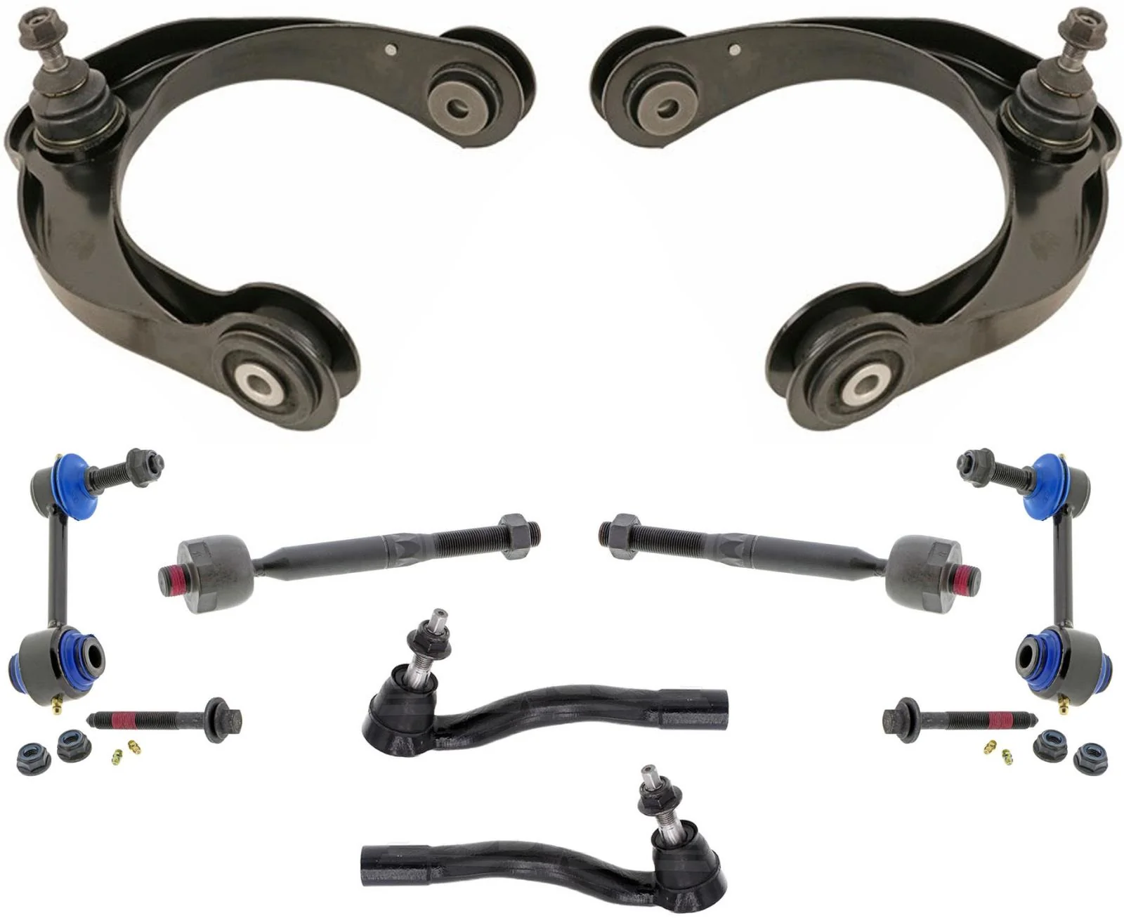 Front Upper Control Tie Rods & Sway Bar Link For Dodge Durango 2016-2022