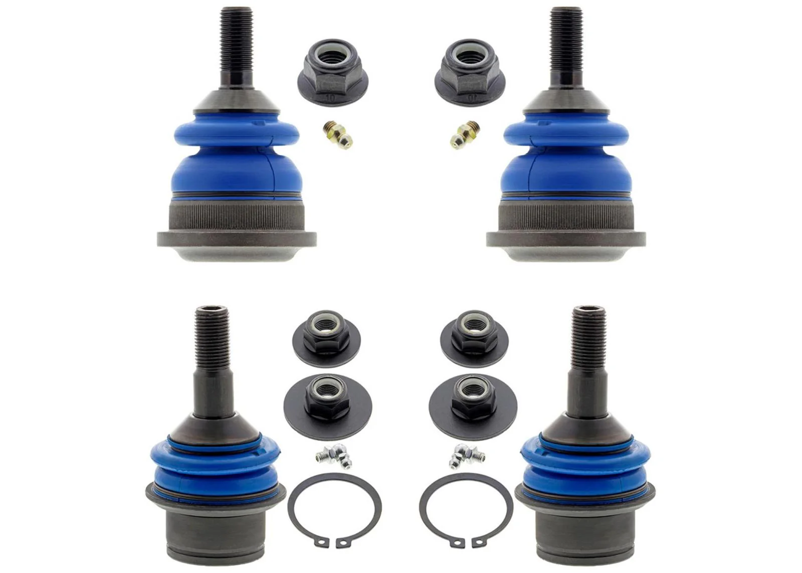 Front Upper & Lower Ball Joints For Grand Cherokee 11-21 Dodge Durango 11-23