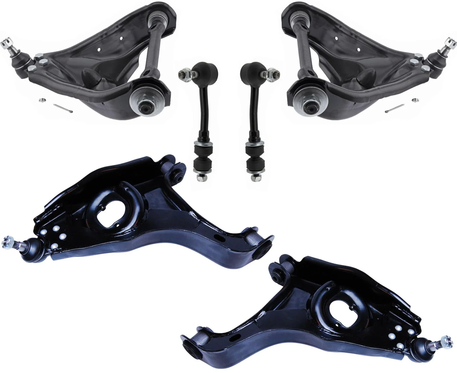 Front Upper & Lower Control Arms & Links For Durango 2000-2003 Rear Wheel Drive