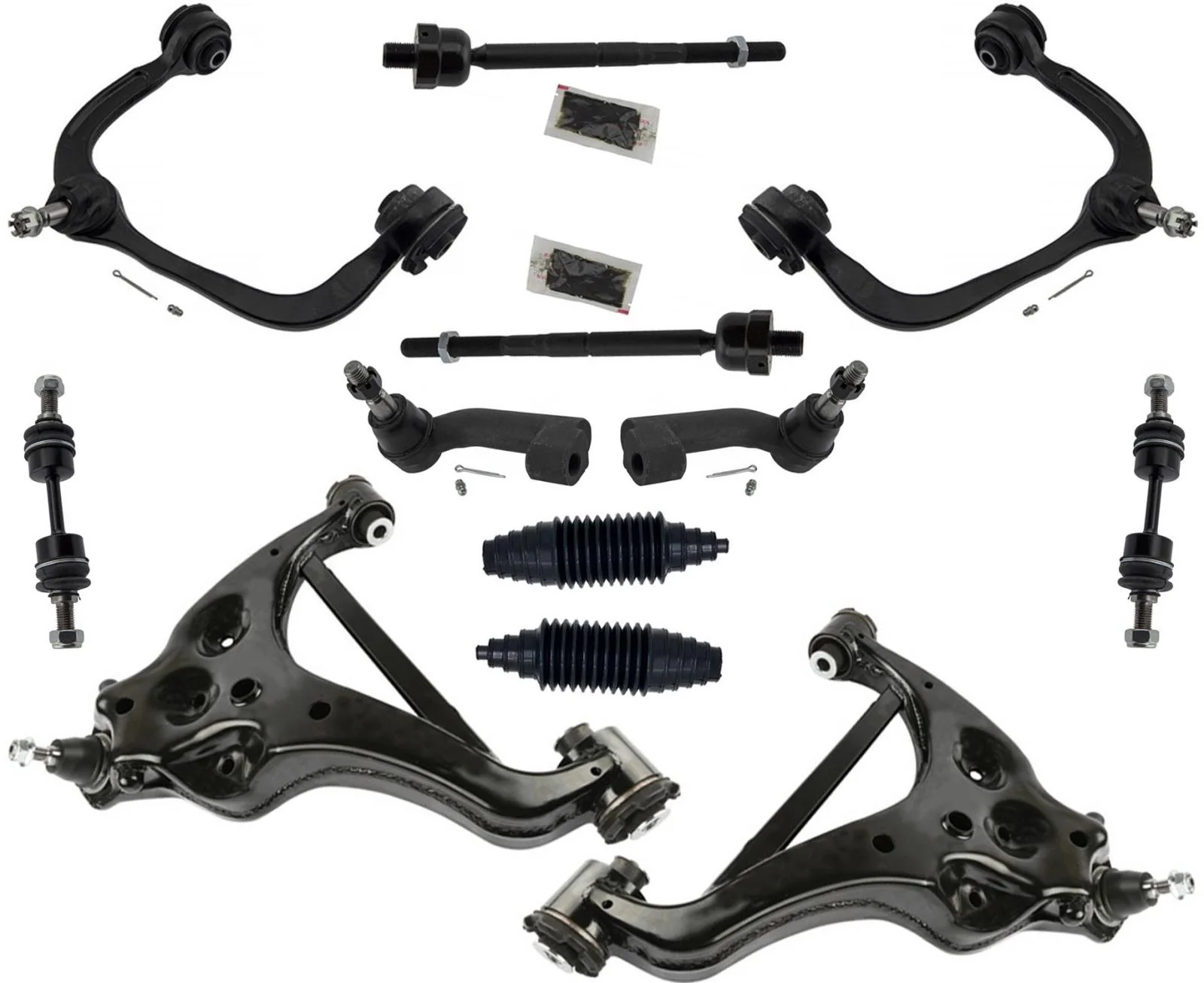 Front Upper & Lower Control Arms Tie Rods & Links For Ford Expedition 2014-2017