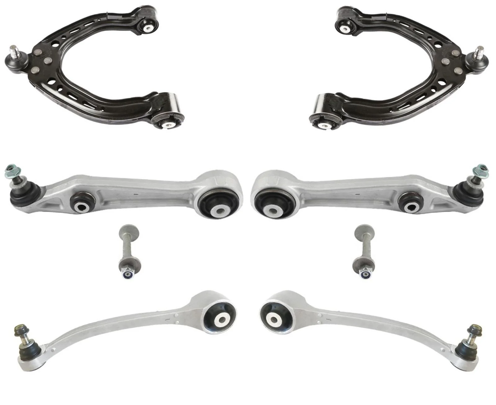 Front Upper & Lower Forward Rearward Control Arms Links For Tesla Model S 12-21