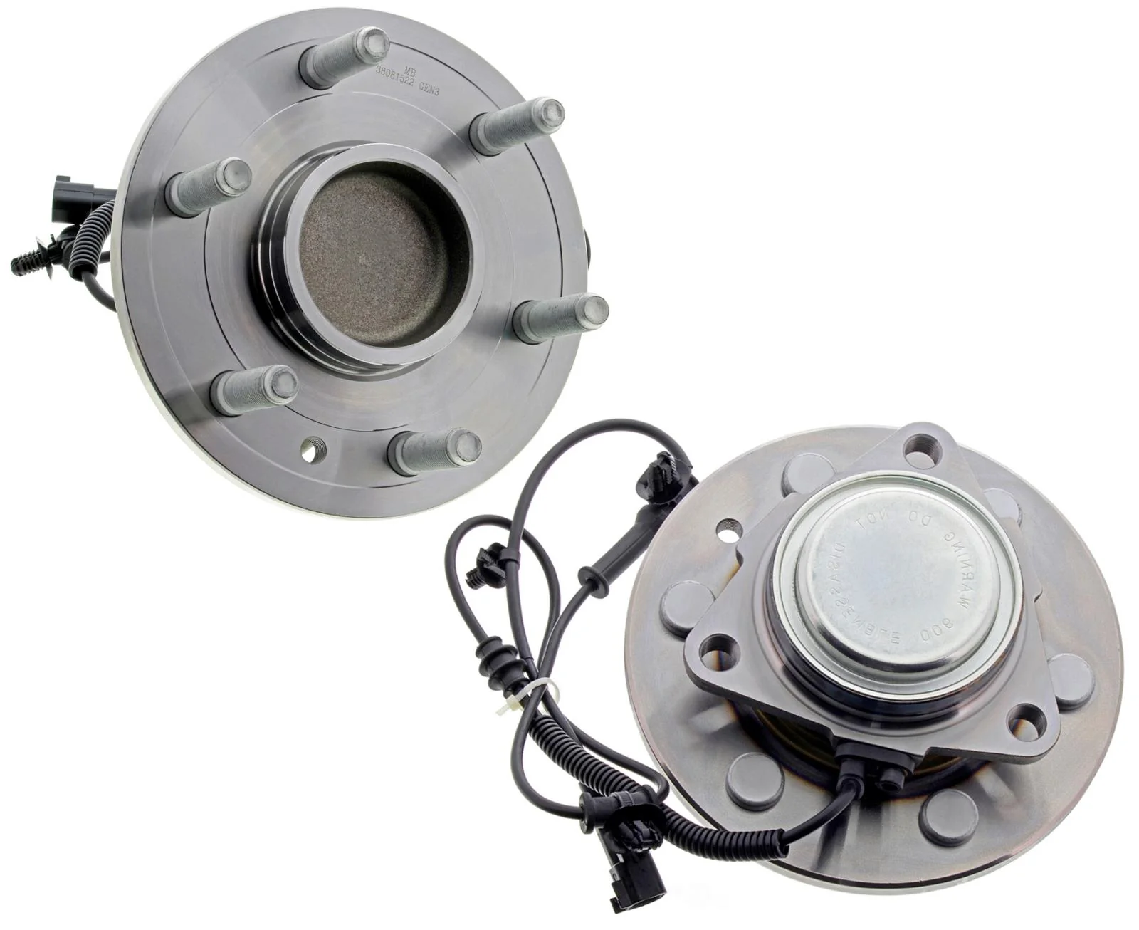 Front Wheel Hub Bearing For 1500 2019-2024 Rear Wheel Drive W/O 22 Inch Wheels
