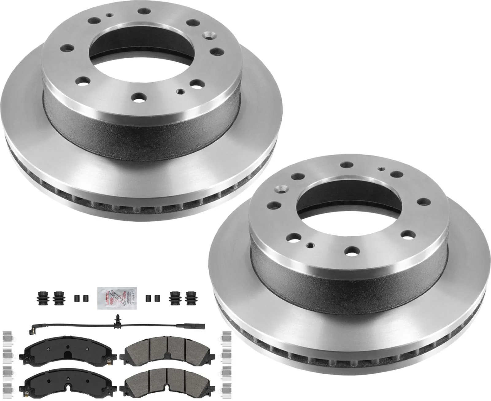 Frt Carbon Performance Disc Brake Rotors Disc Pads For Silverado 3500HD 2020-24