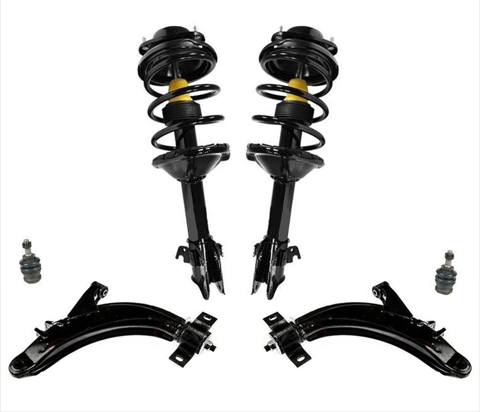 Frt Complete Units Loaded Coil Spring Struts 02-04 Outback AWD Non Electronic 6P