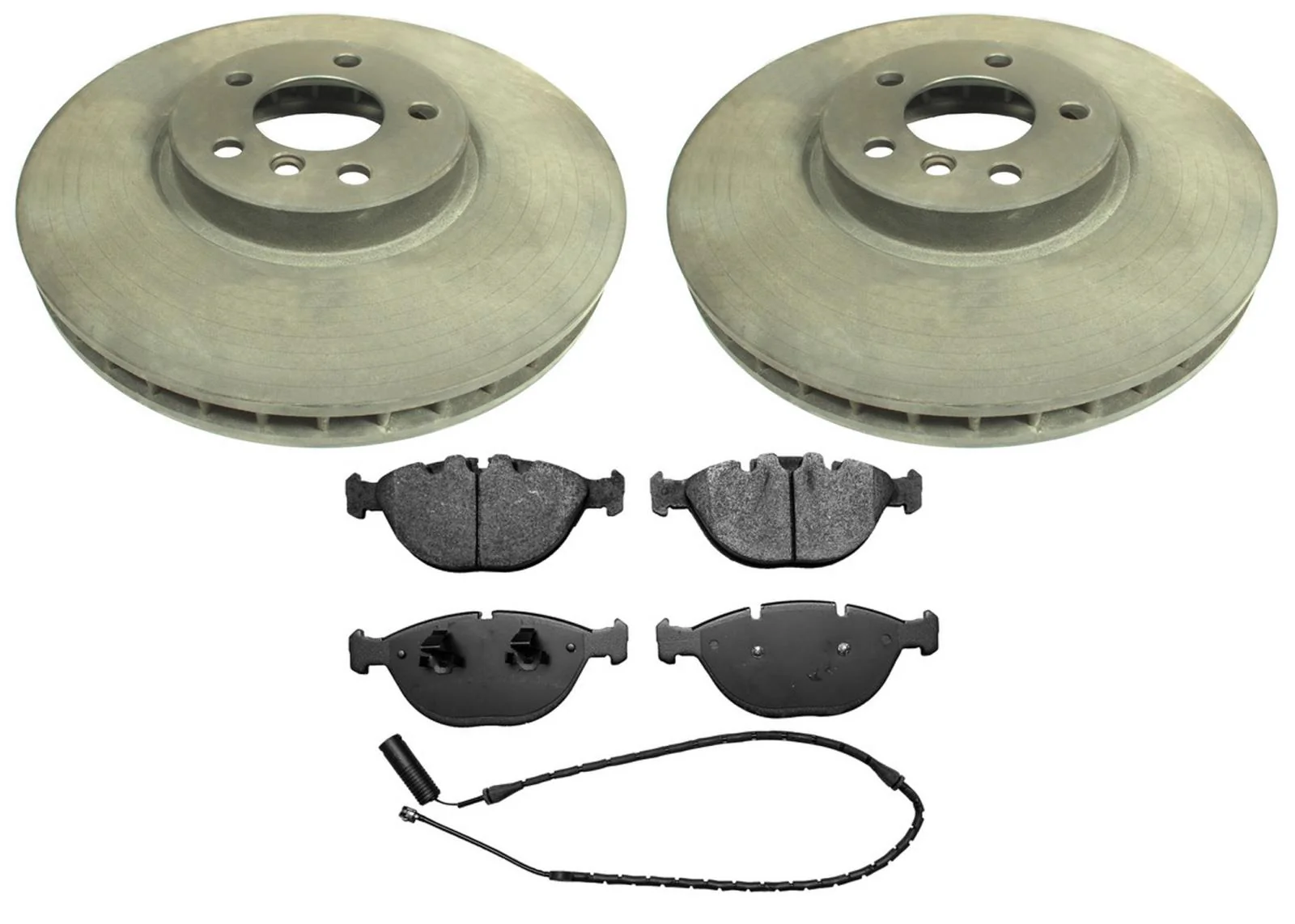 Frt Performance Carbon Disc Brake Rotors Pads For BMW X5 2002-2006 4.6L 4.8L V8