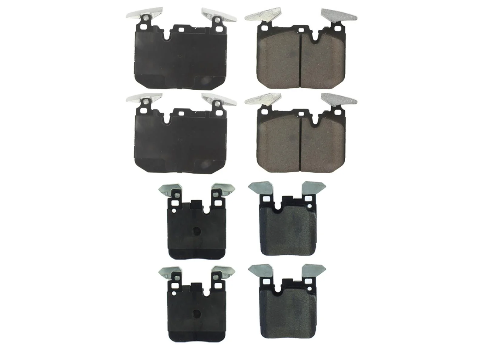 Frt&Rr Ceramic Disc Brake Pads for BMW 328i 2012-2015 340MM & 345MM Blue Caliper