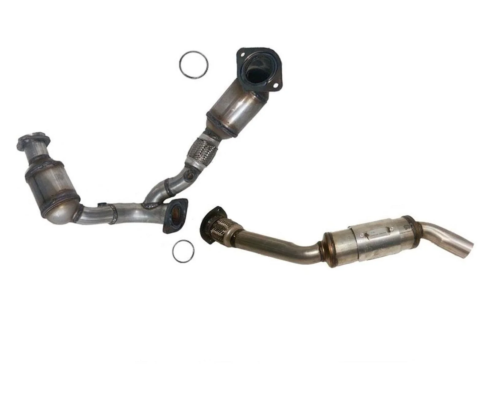 Front & Rear Catalytic Converter Made In USA For 2000-2007 Taurus 2000-05 Sable