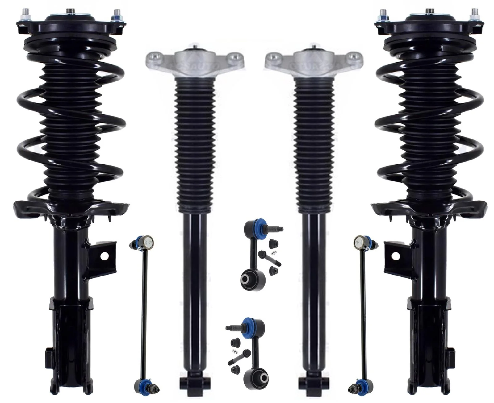 Frt Struts Rear Shocks & Links For Sonata 1.6L 20-2023 W/ 16 or 18 Inch Wheels