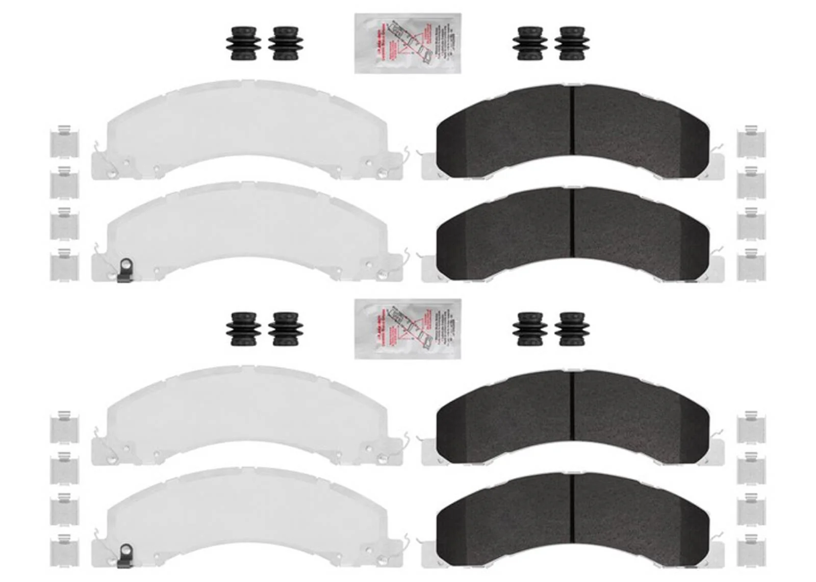 Galvanized Fleet Duty Disc Brake Pads For Dodge RAM 4500 5500 2008 2015 2024