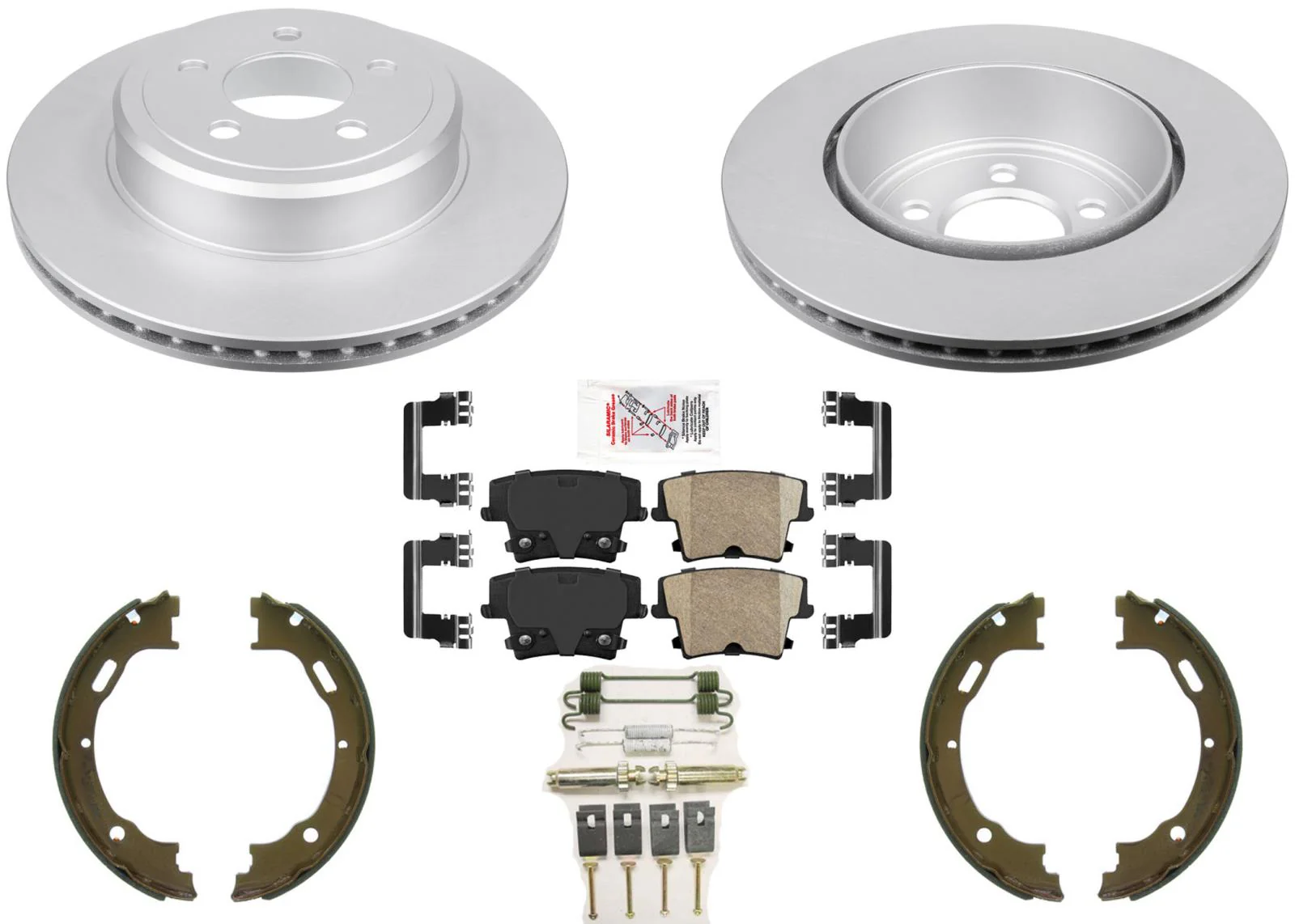 GEO Coated Disc Brake Rotors and Brake Pads for Dodge Charger 06-2022 3.6L 5.7L