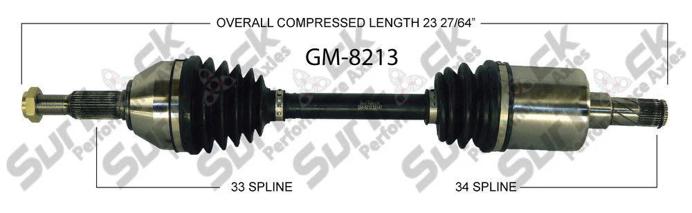 GM-8213 CV Axle Shaft - , Front Left D/S With 5T45MI M/T Must Call & Check