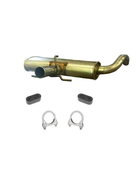 GOLF JETTA CABRIO ABA Engine OE Style Middle Muffler With Clamps & Hangers