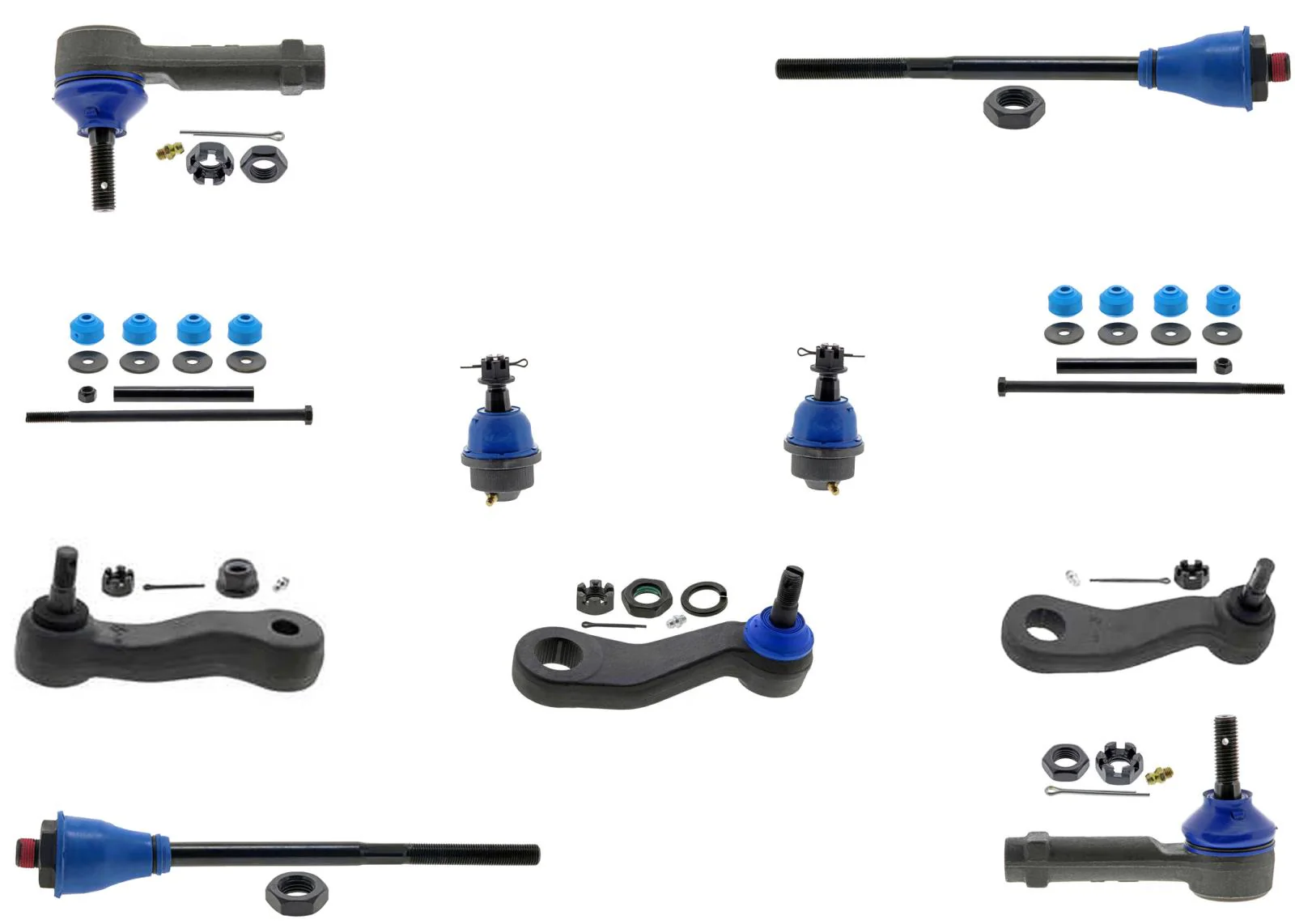 Greaseable Upper Control Arm Ball Joint Out Tie Rod For Chevy Silverado 01-10 - Image 2