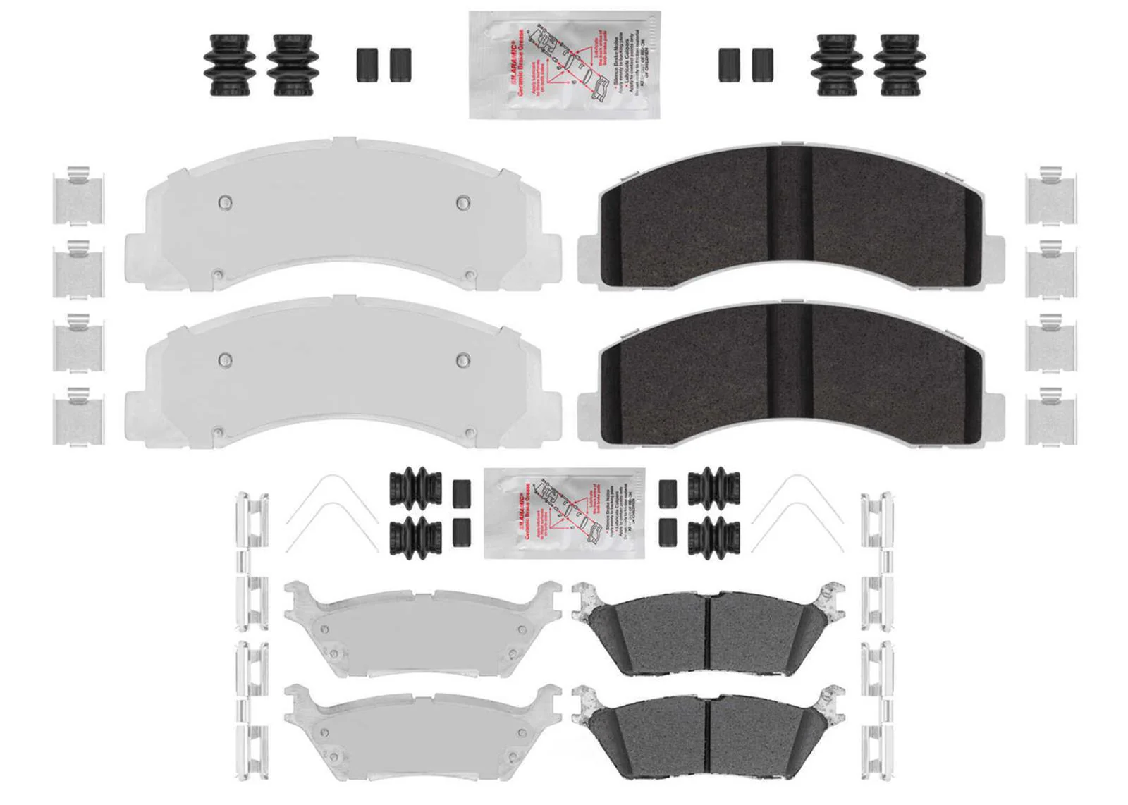 Heavy-Duty Galvanized Disc Brake Pads for Ford F150 18-20 w/Electric Parking - Image 2