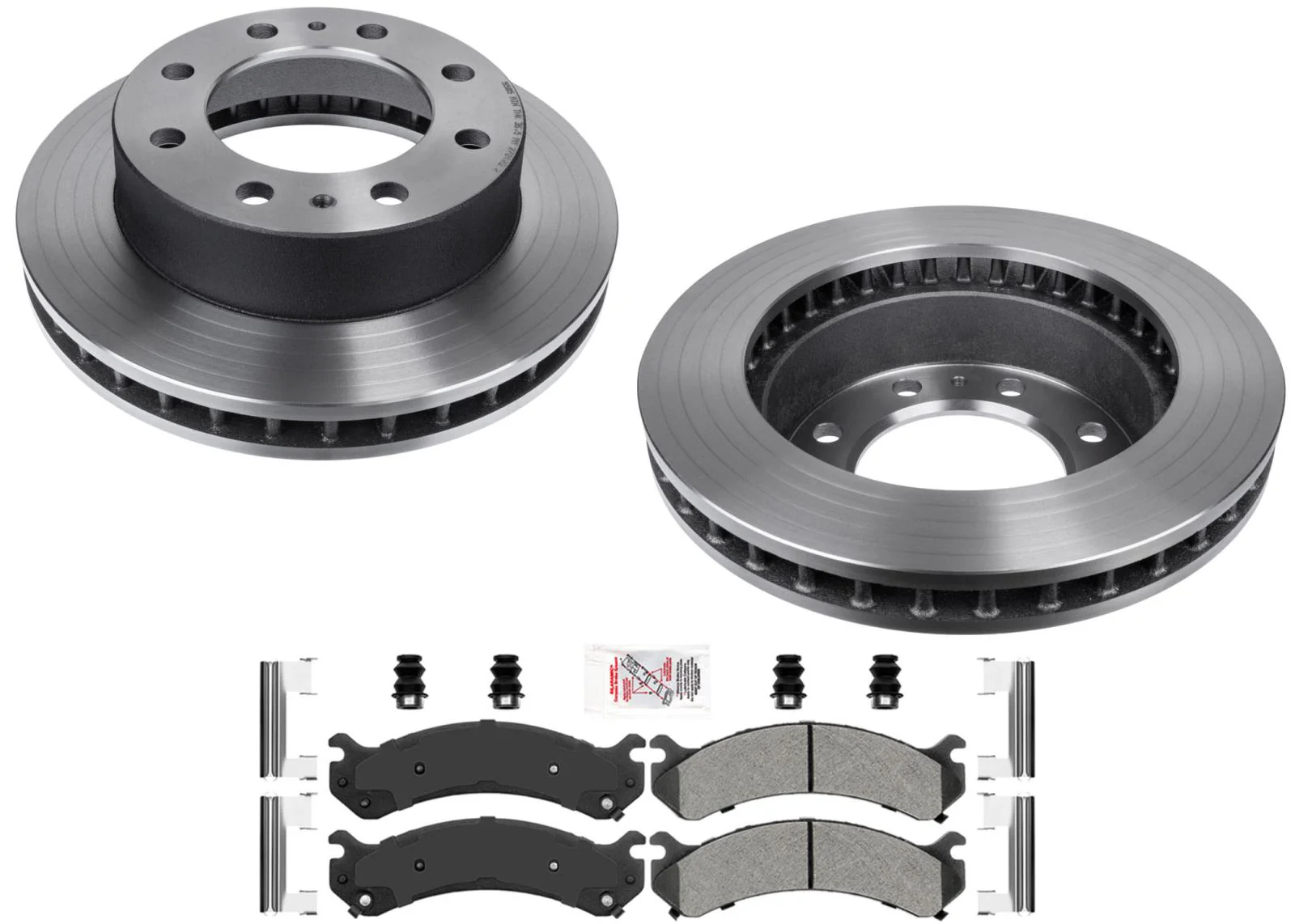 High Carbon Disc Brake Rotors Pads for Fleet Duty GM Express Van 2500 2017-2020