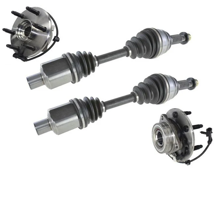 Hub & Bearings CV Drive Axle Shaft For ALL WHEEL DRIVE 4x4 Astro Van Front 4Pc