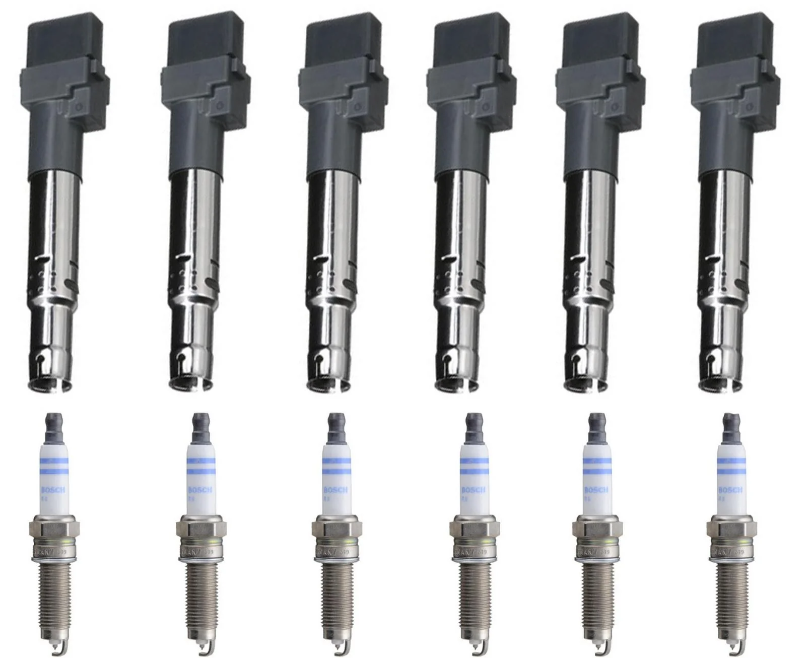 Ignition Coil & Double Iridium Spark Plugs For Porsche Cayenne 3.6L 2008-2010