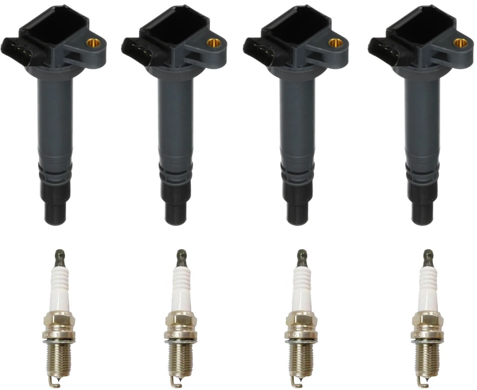 Ignition Coil Platinum Spark Plugs & Filters For Toyota Matrix 1.8L 2003-2006 - Image 2