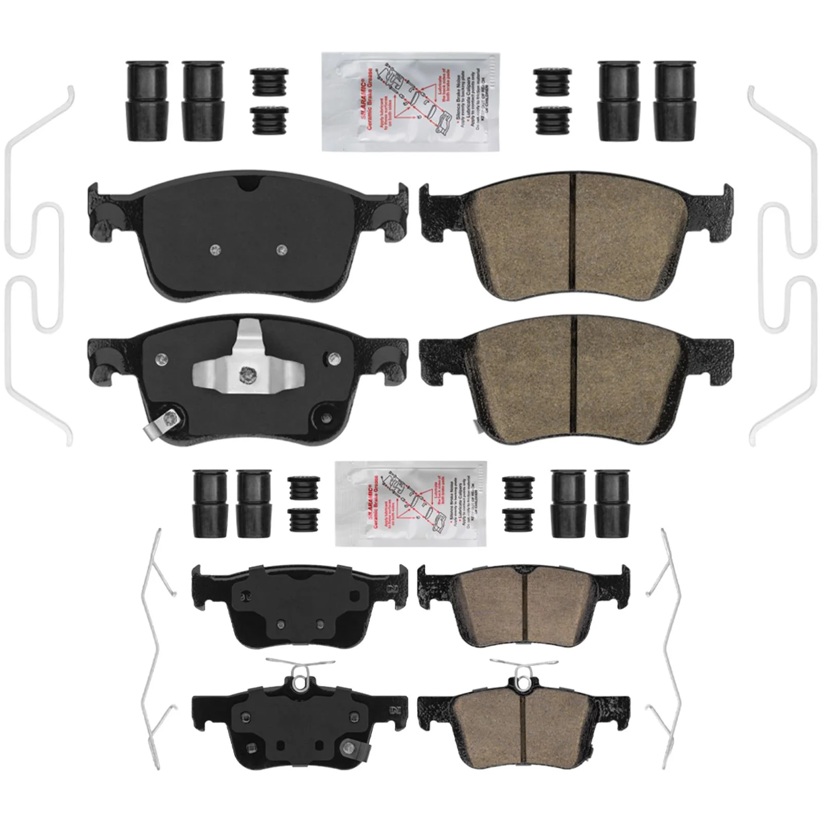 Improved Coated Disc Brake Rotors Brake Pads For Honda Accord Touring 2018-2022 - Image 3