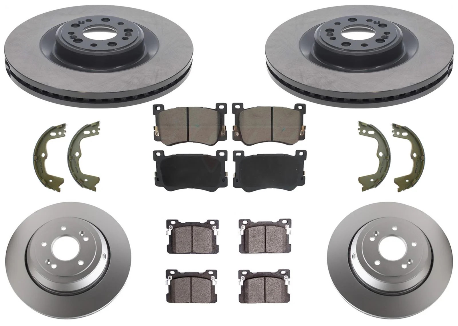 Improved Performance Disc Brake Rotors & Brake Pads for Genesis G90 2017-2019