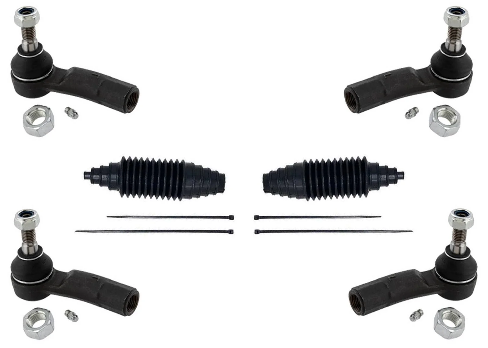 Inner Outer Tie Rods Boots for Audi A3 2006 2010 2011 2012 2013 2014 2015 2016