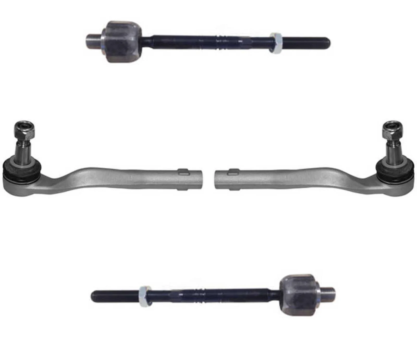 Inner & Outer Tie Rods For Mercedes GLK250 2013-15 W/ Electronic Power Steering