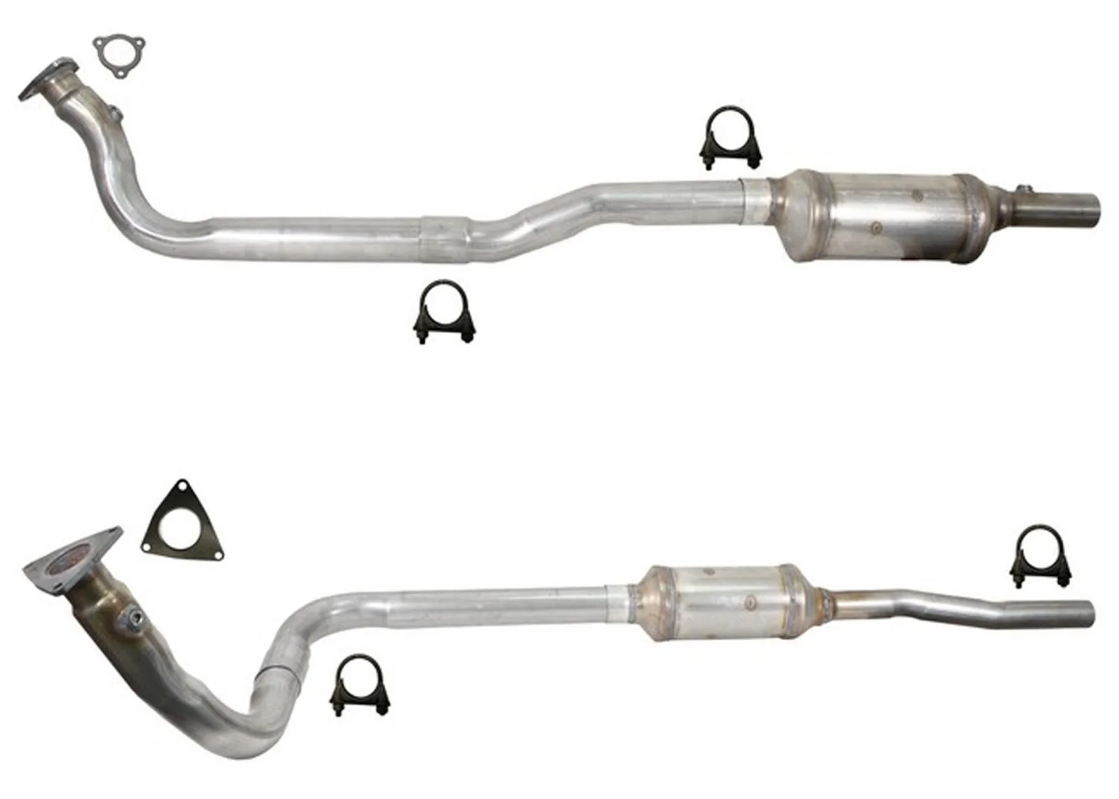 L&R 2 Catalytic Converters Engine Pipe for Freightliner MT-45 45G 55 11-18 6.0L