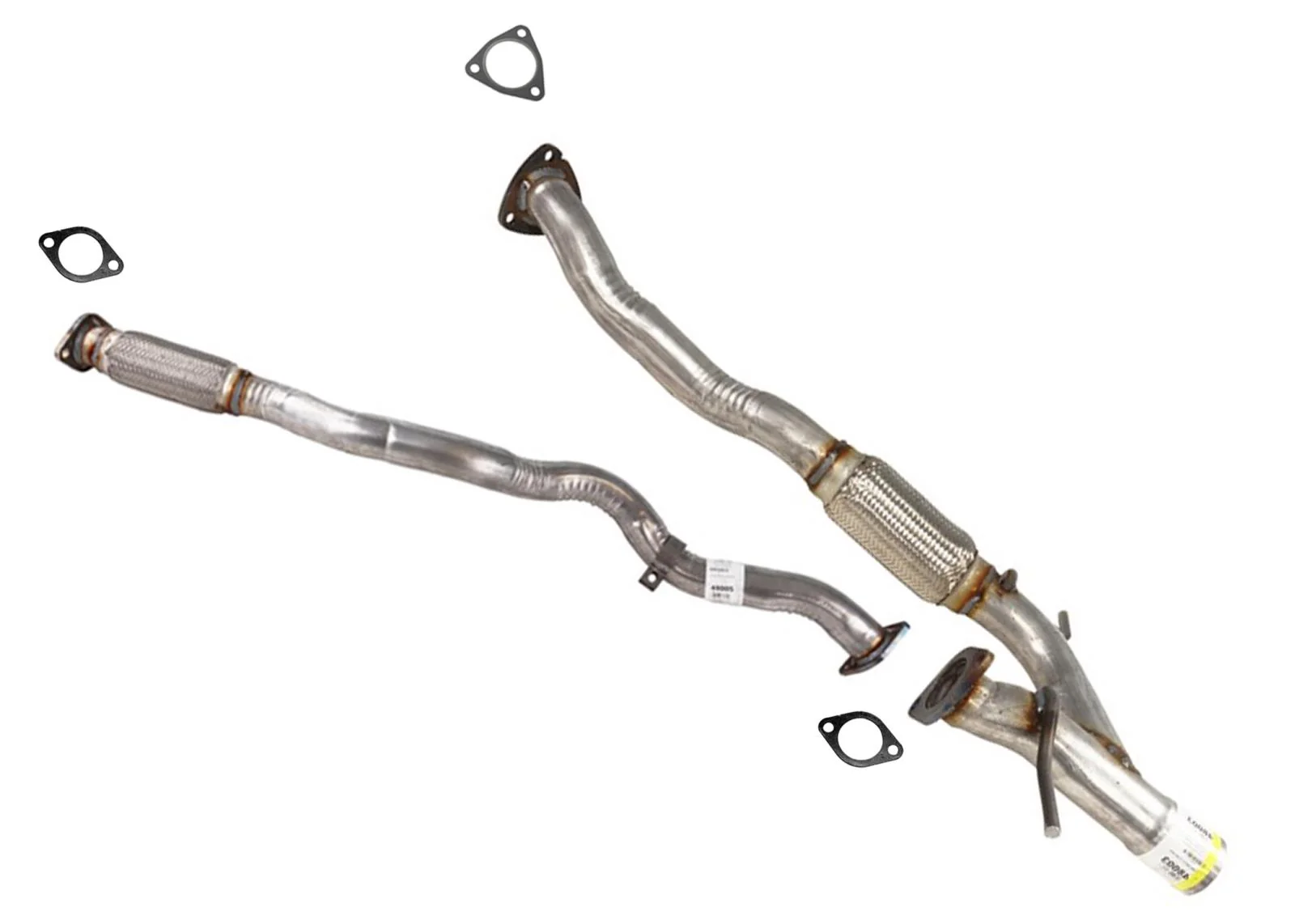 Left Right Eng Flex Pipe For Jeep Cherokee 2014-2018 3.2L All Wheel Drive 4x4
