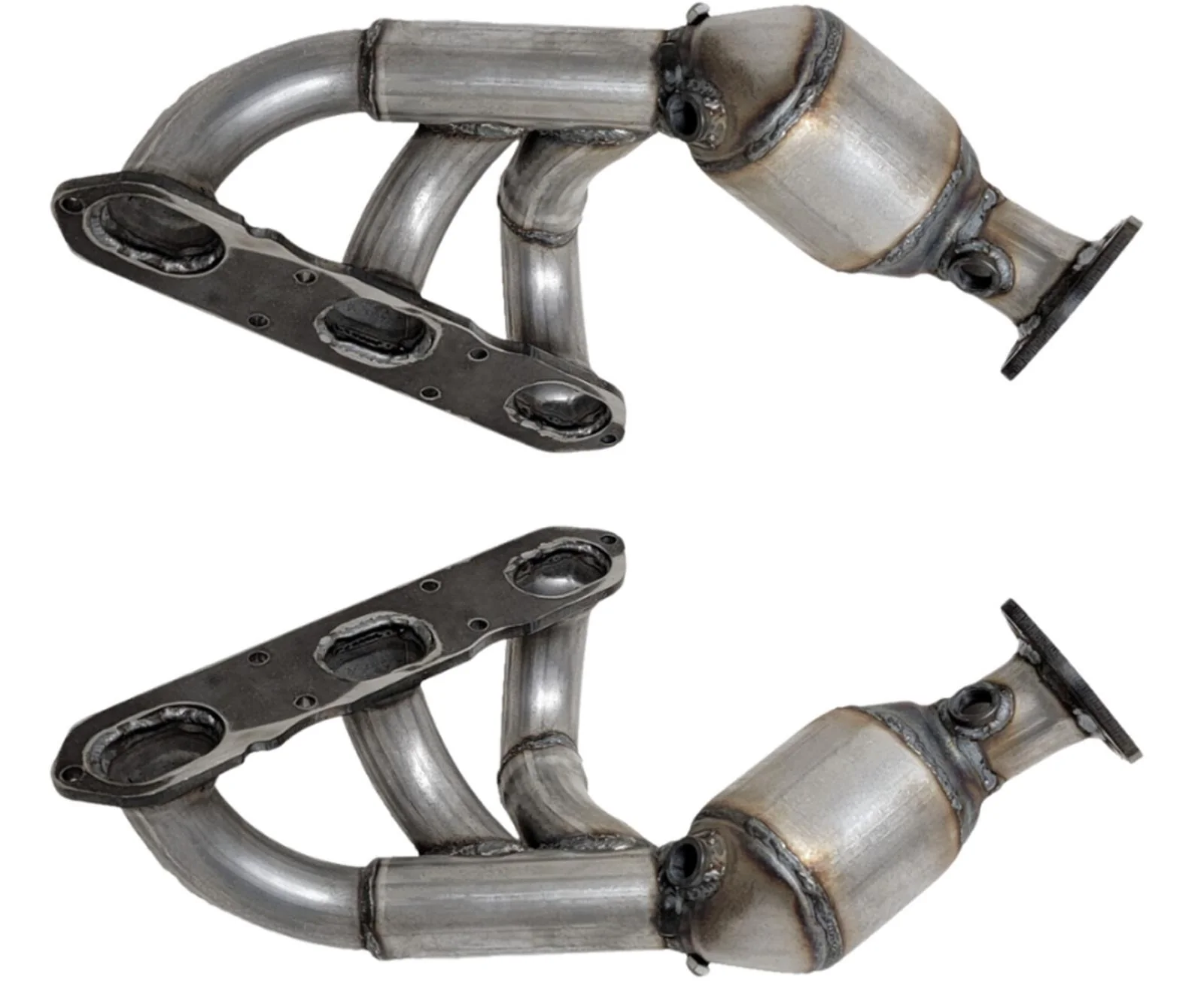 Left + Right Manifold Catalytic Converters For Porsche Boxster H6 2005-2008