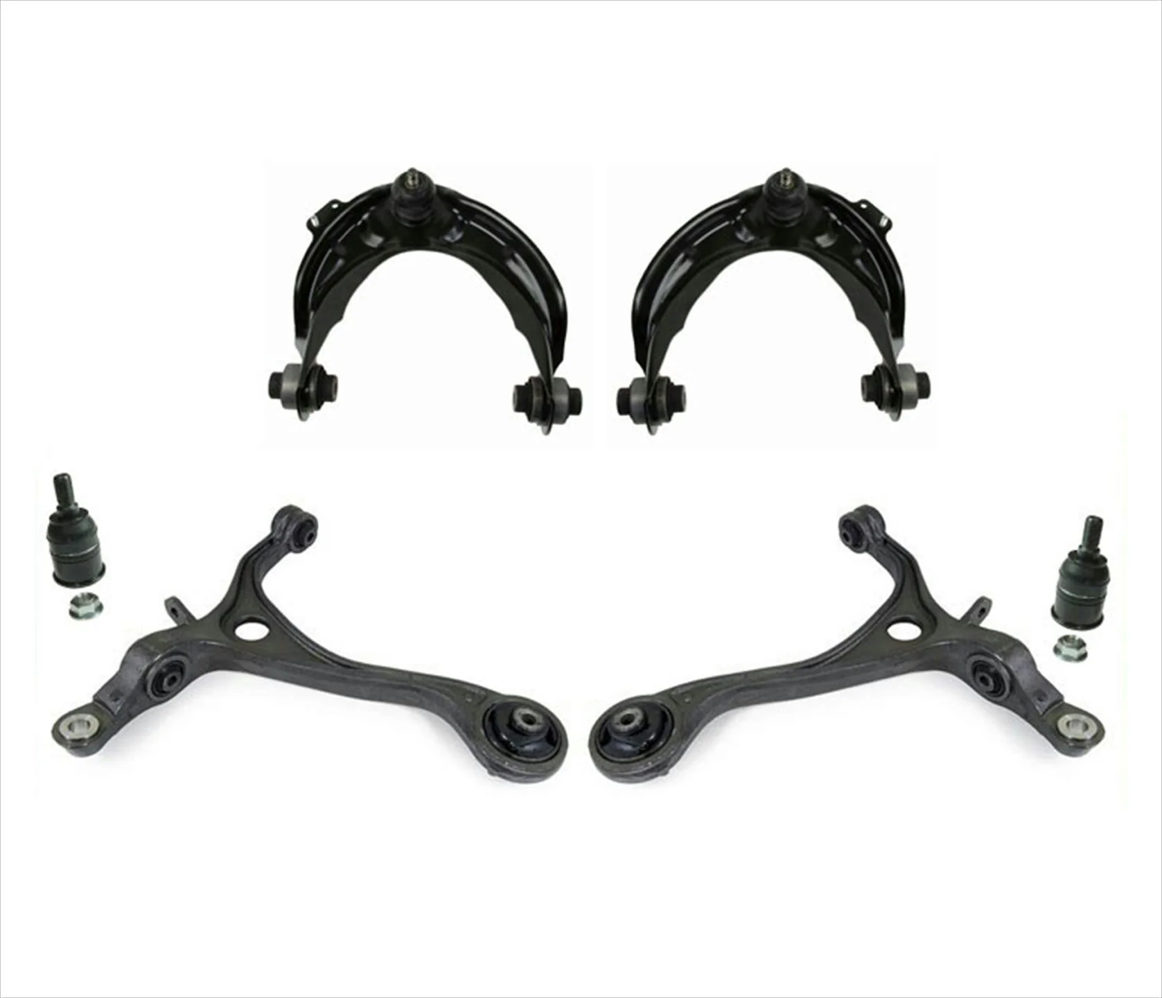Left & Right Upper Lower Control Arms W/ Ball Joints For Acura TL 2004-2006