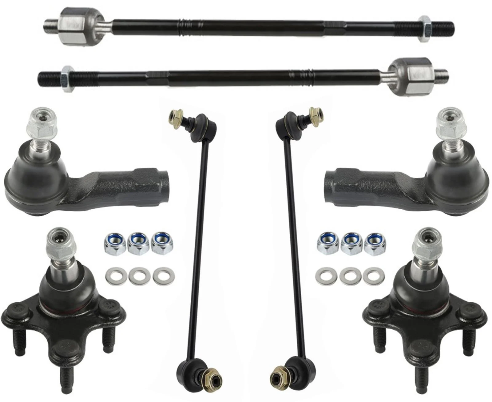 Lower Ball Joints Inner & Outer Tie Rods & Links For Volkswagen Atlas 2018-2022