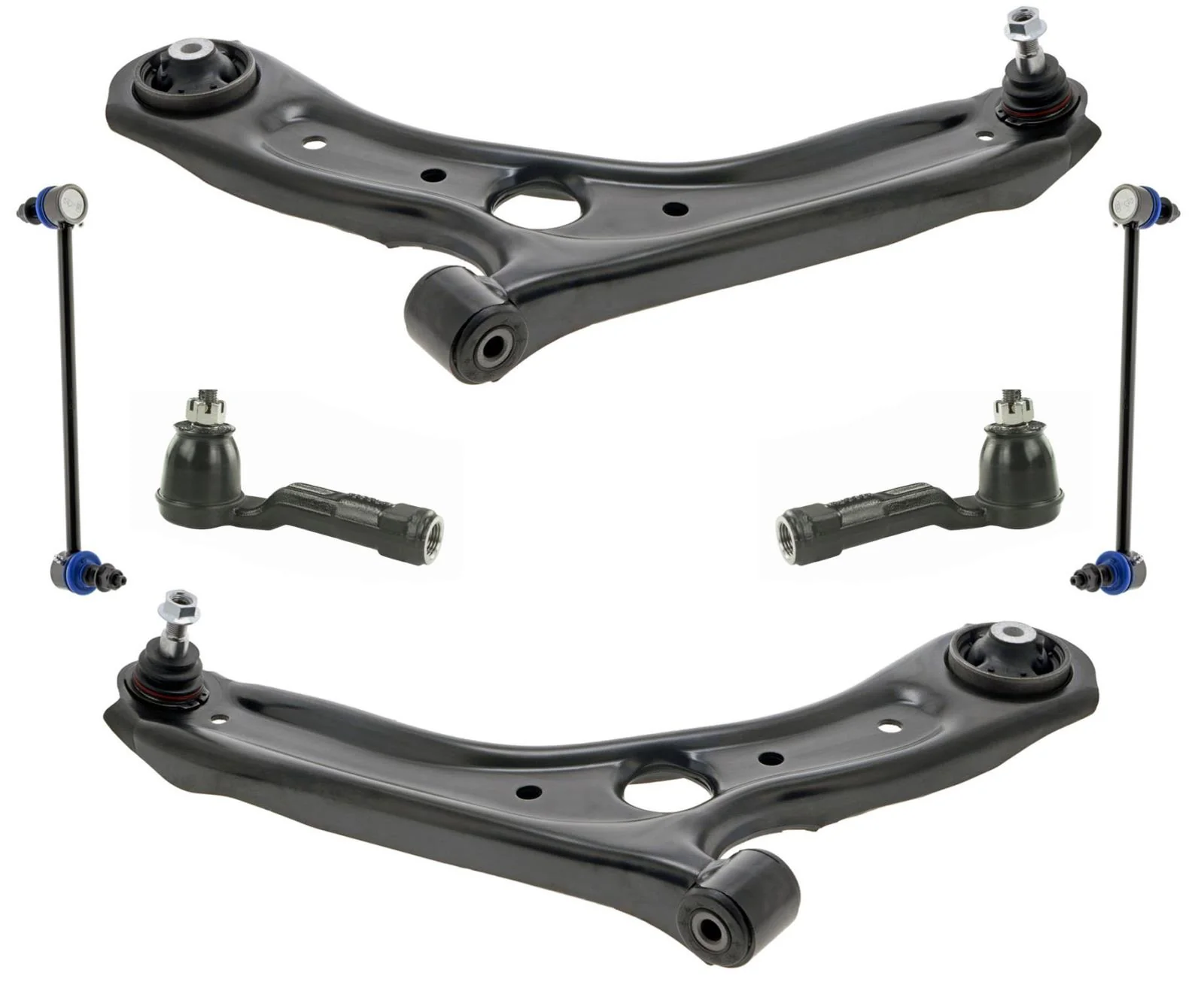 Lower Arms Ball Joints Outer Tie Rods & Links For Hyundai Elantra 2.0L 2021-2024