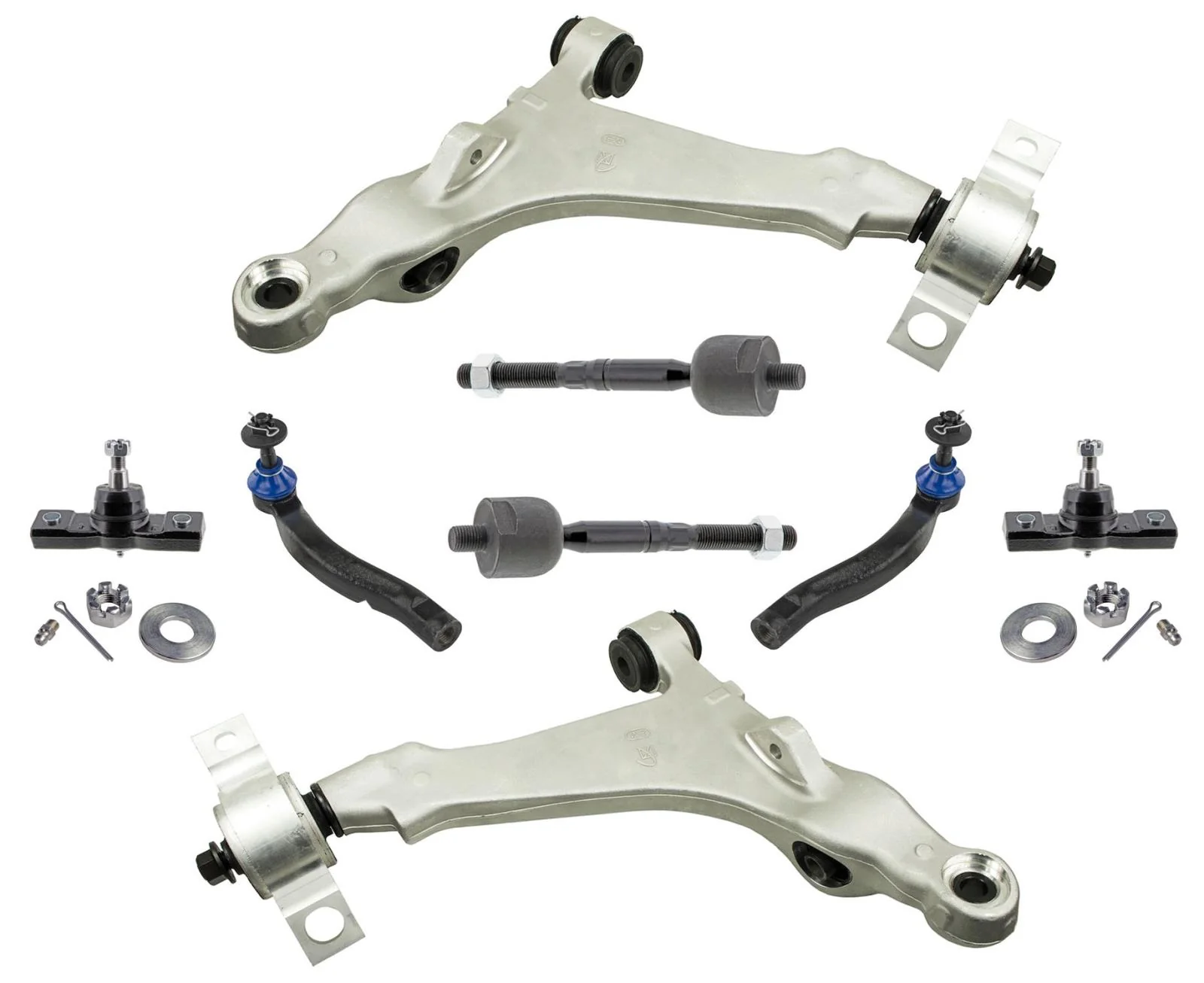Lower Control Arms Tie Rods & Ball Joints For Lexus IS250 06-13 All Wheel Drive