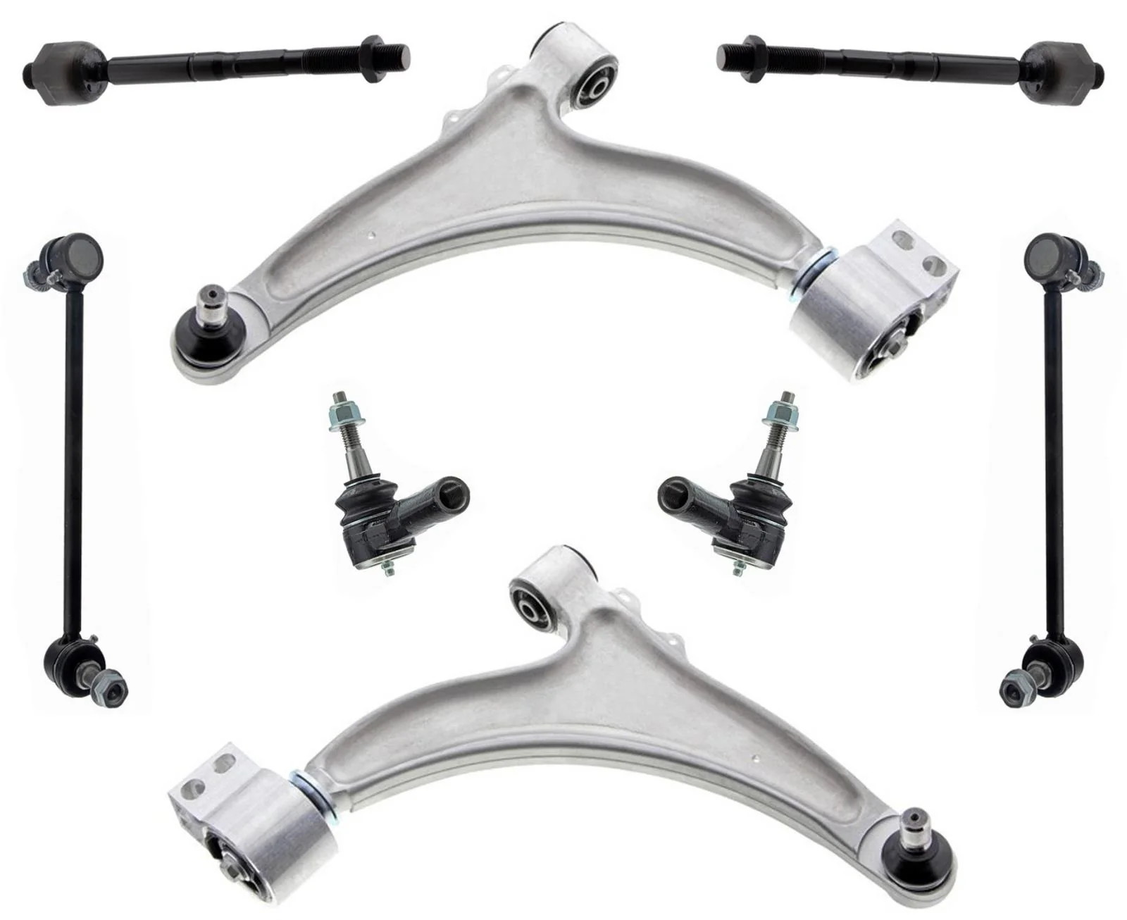 Lwr Arms Tie Rods & Links For Regal 2014-2017 W/O Variable Assist Power Steering