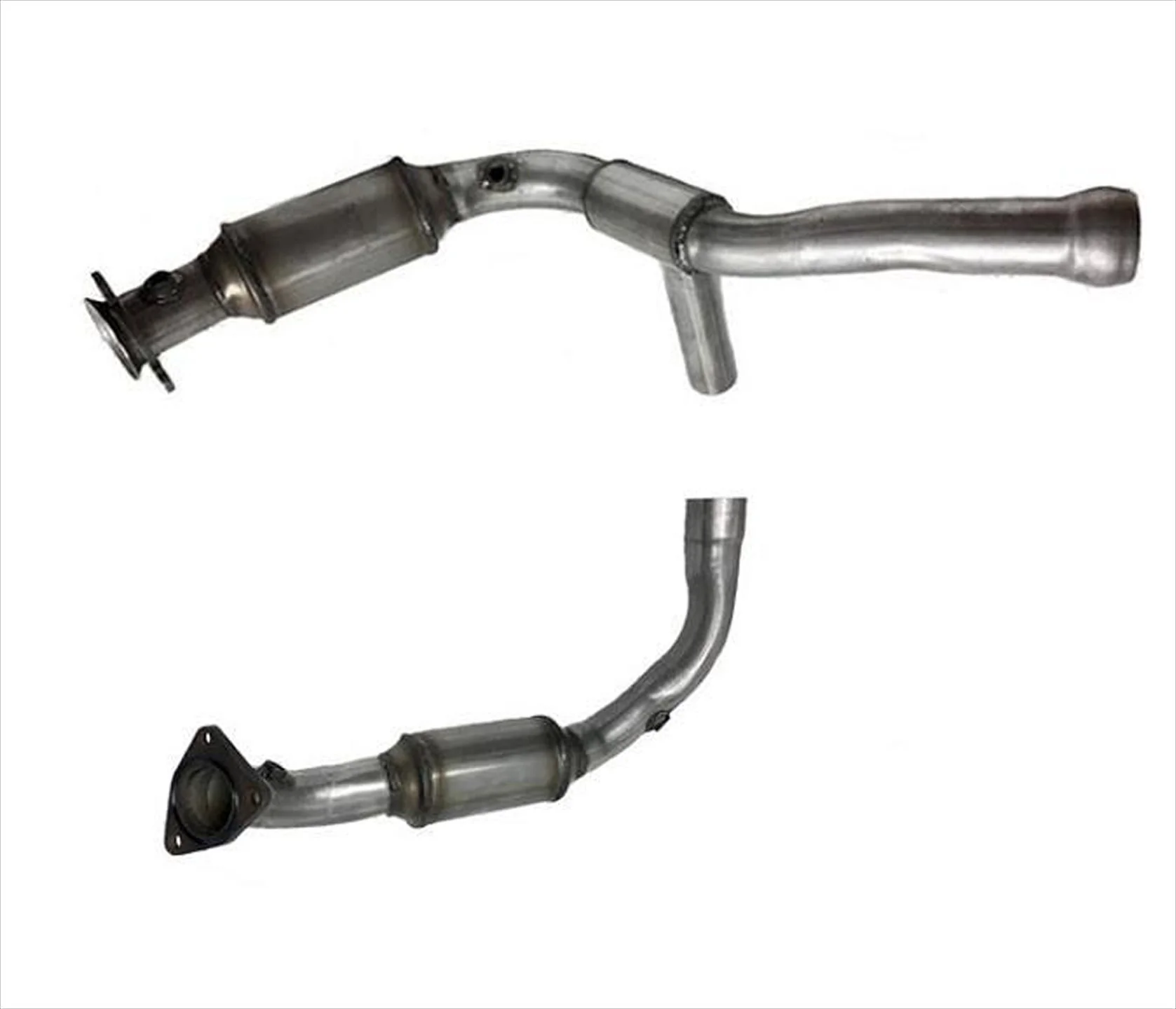Made USA Direct Catalytic Converters Eng Y Pipe for 09 Silverado Hybrid 6.0