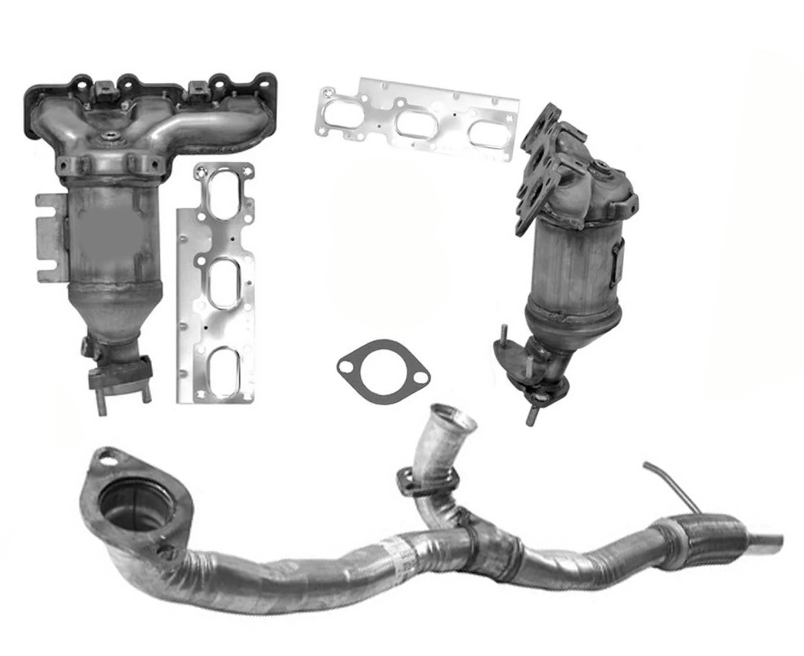 Manifold Catalytic Converter Y Pipe Exhaust For Ford Explorer 3.5L 2013-2019